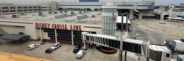 Port Everglades Terminal 4 after renovation by Disney Cruise Line in Fort Lauderdale.
